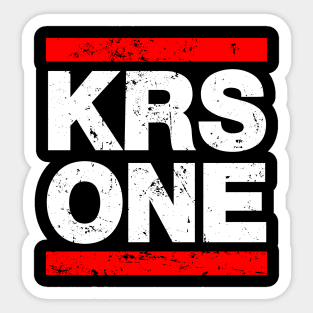 KRS One Sticker